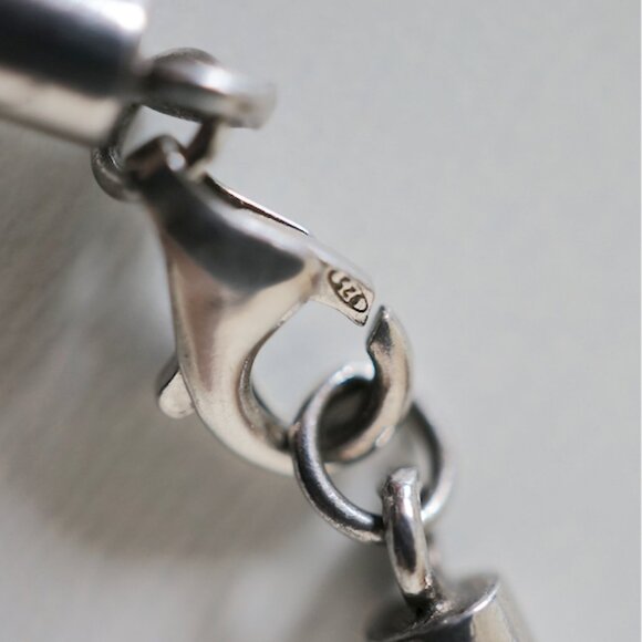 925 Sterling Silver Silpada Hammered Concentric Circles Pendant Necklace - Picture 4 of 4